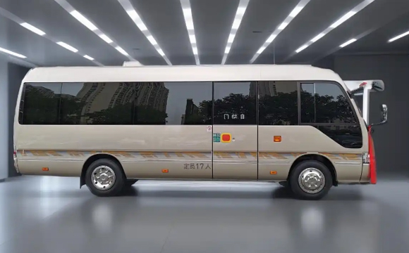 Spacious coach interior with seats